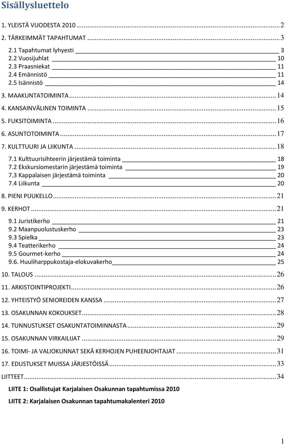 2 Ekskursiomestarin järjestämä toiminta 19 7.3 Kappalaisen järjestämä toiminta 20 7.4 Liikunta 20 8. PIENI PUUKELLO... 21 9. KERHOT... 21 9.1 Juristikerho 21 9.2 Maanpuolustuskerho 23 9.