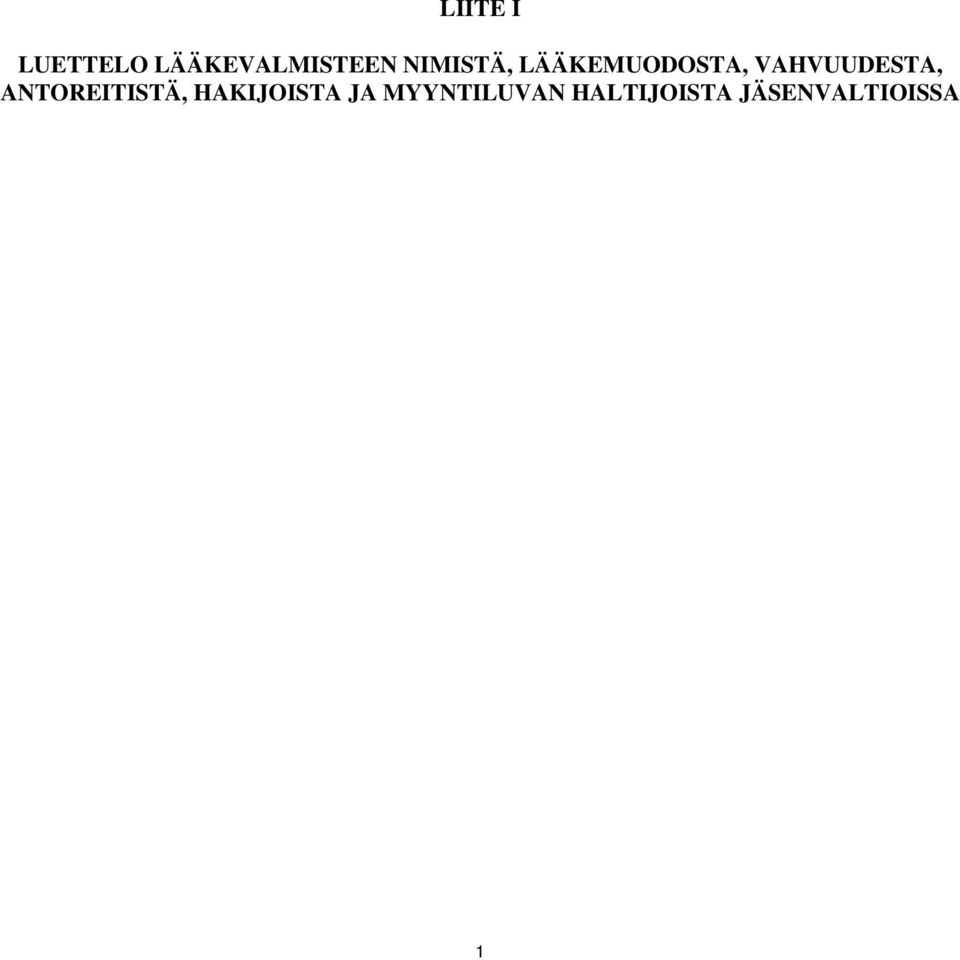 VAHVUUDESTA, ANTOREITISTÄ,