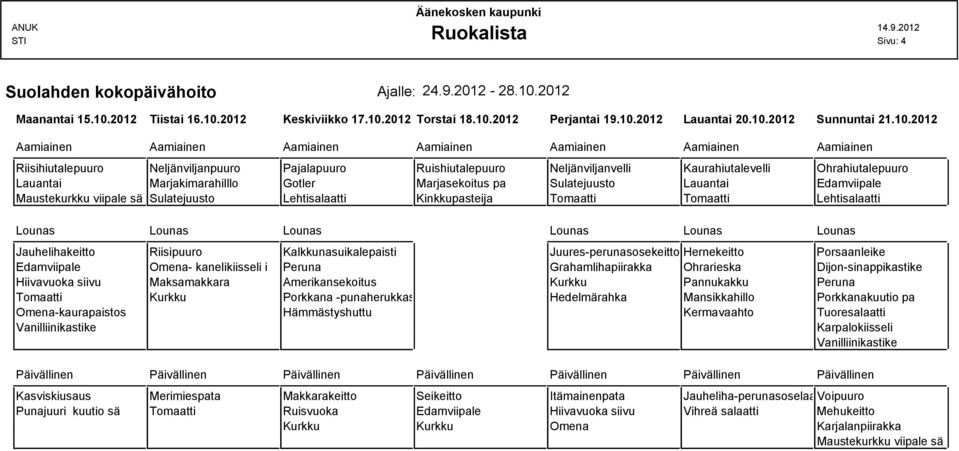 2012 Keskiviikko 17.10.