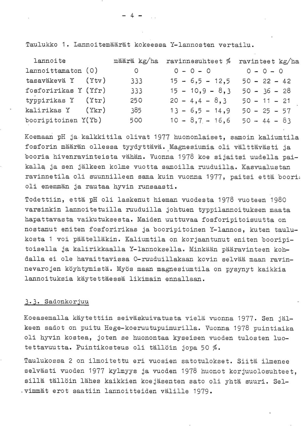 (Ytr) 250 20-4,4-8,3 50-11 - 21 kalirikas Y (Ykr) 385 13-6,5-14,9 50-25 - 57 booripitoinen Y(Yb) 500 10-8,7.