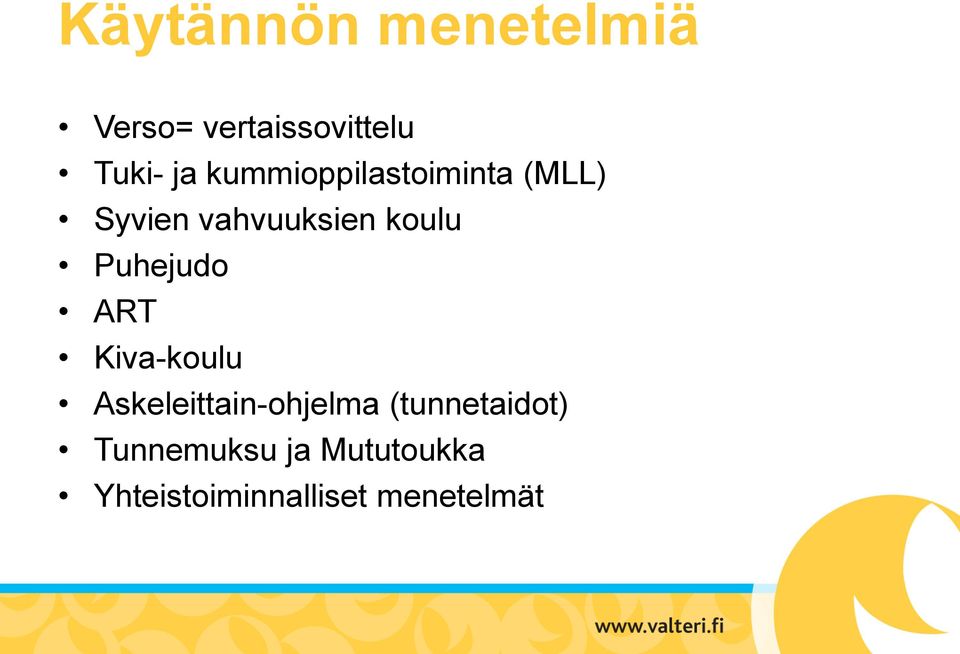 Puhejudo ART Kiva-koulu Askeleittain-ohjelma