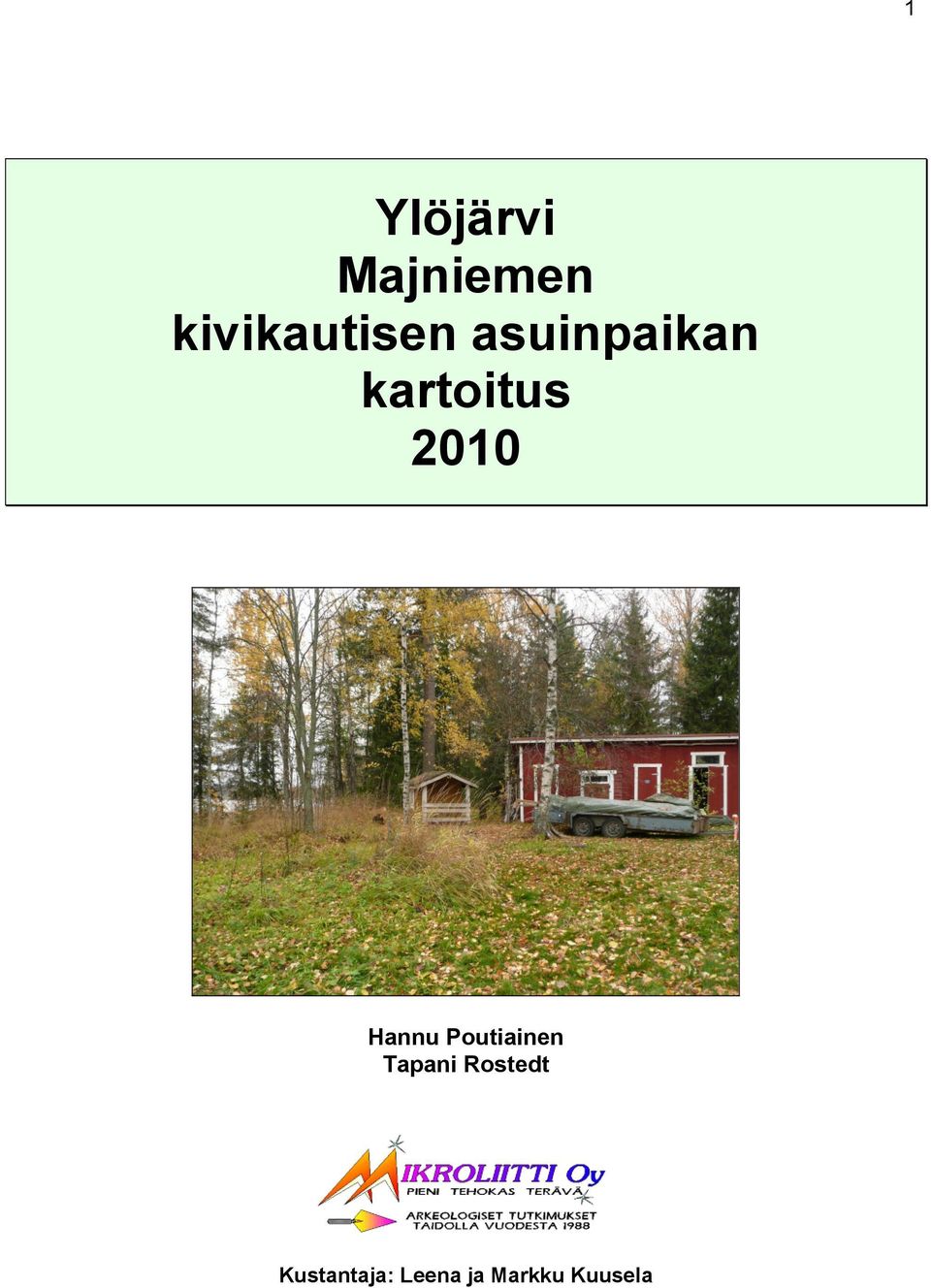 kartoitus 2010 Hannu Poutiainen