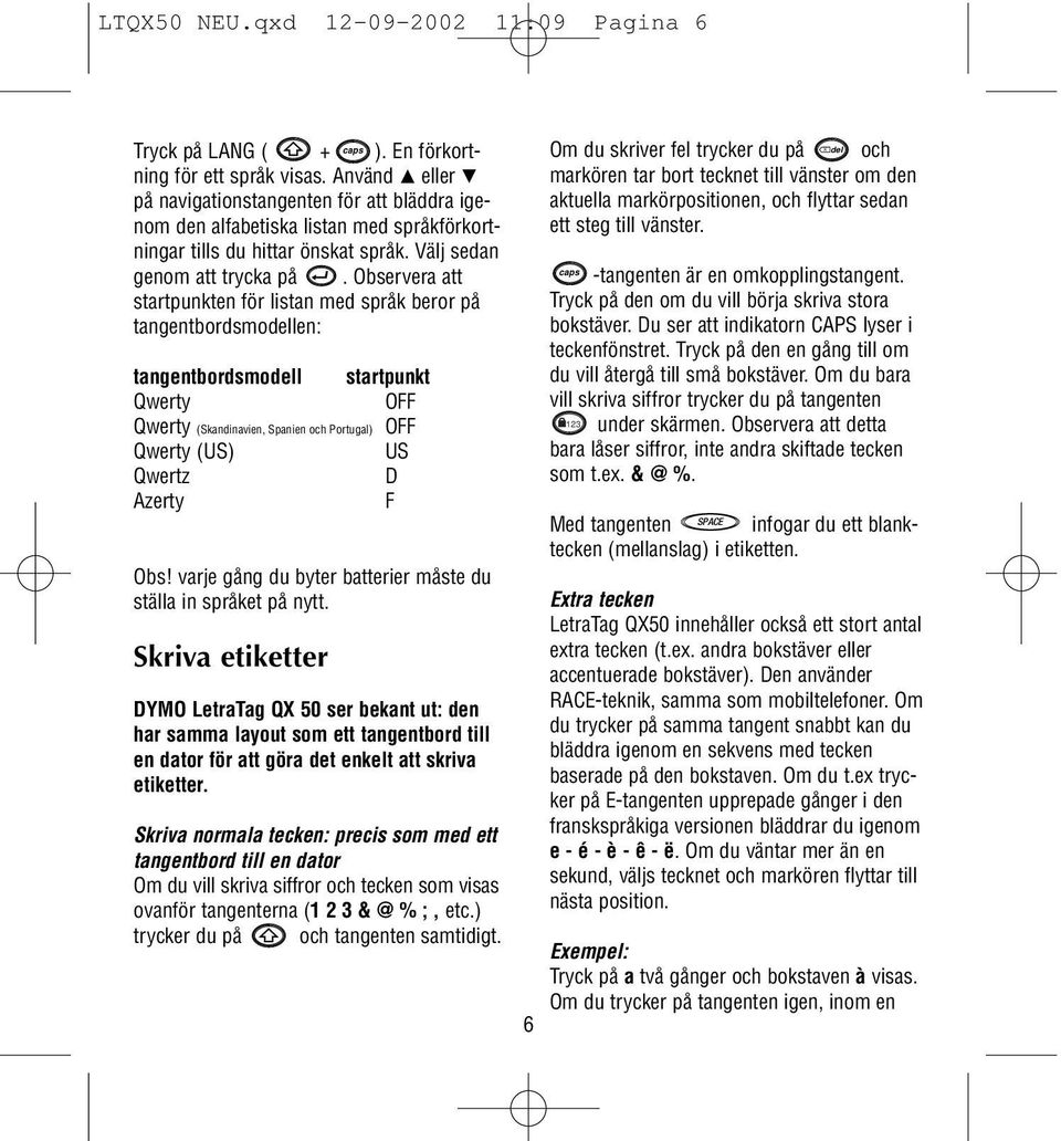 Elektronisk märkmaskin. Elektronisk Tekstmaskin. Elektronisk etiketmaskine.  Elektroninen tarratulostin - PDF Ilmainen lataus