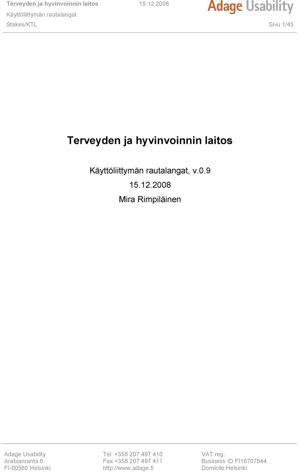 hyvinvoinnin laitos,