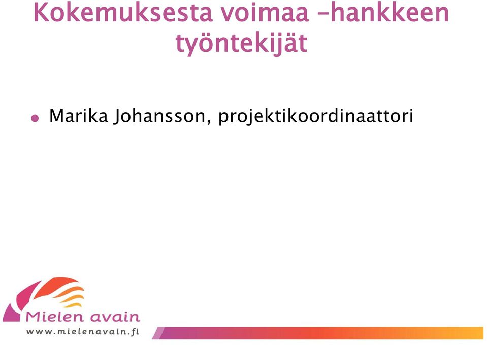 Marika Johansson,