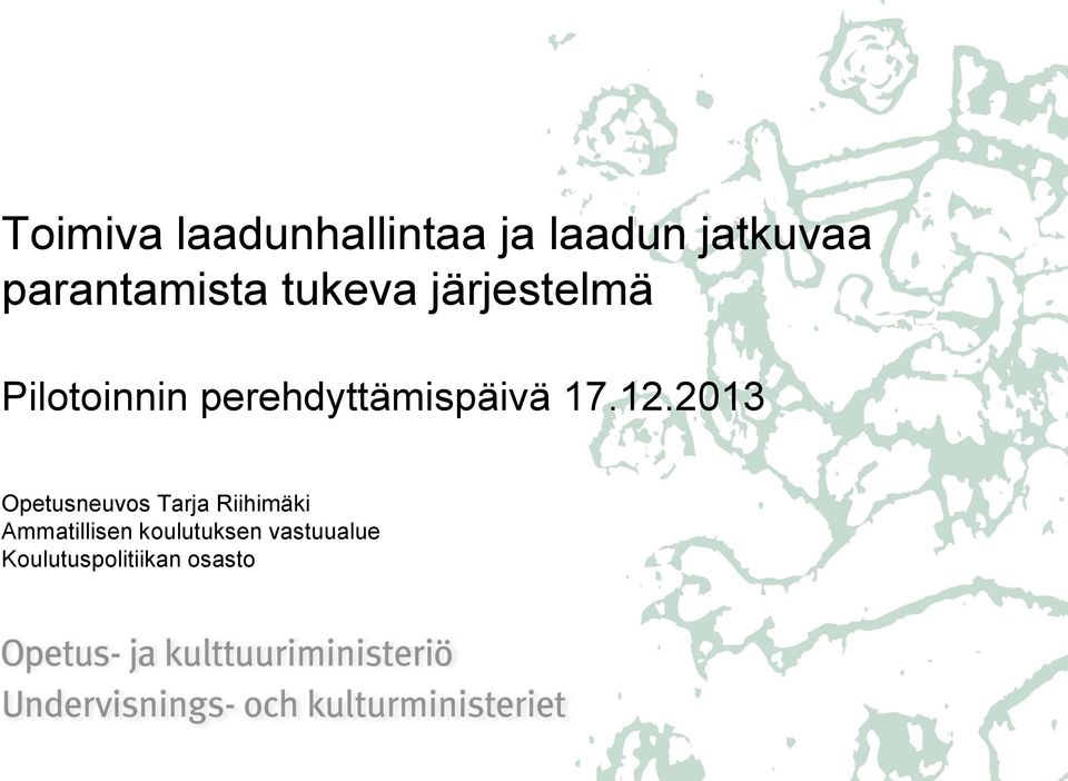 perehdyttämispäivä 17.12.