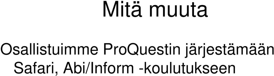 ProQuestin