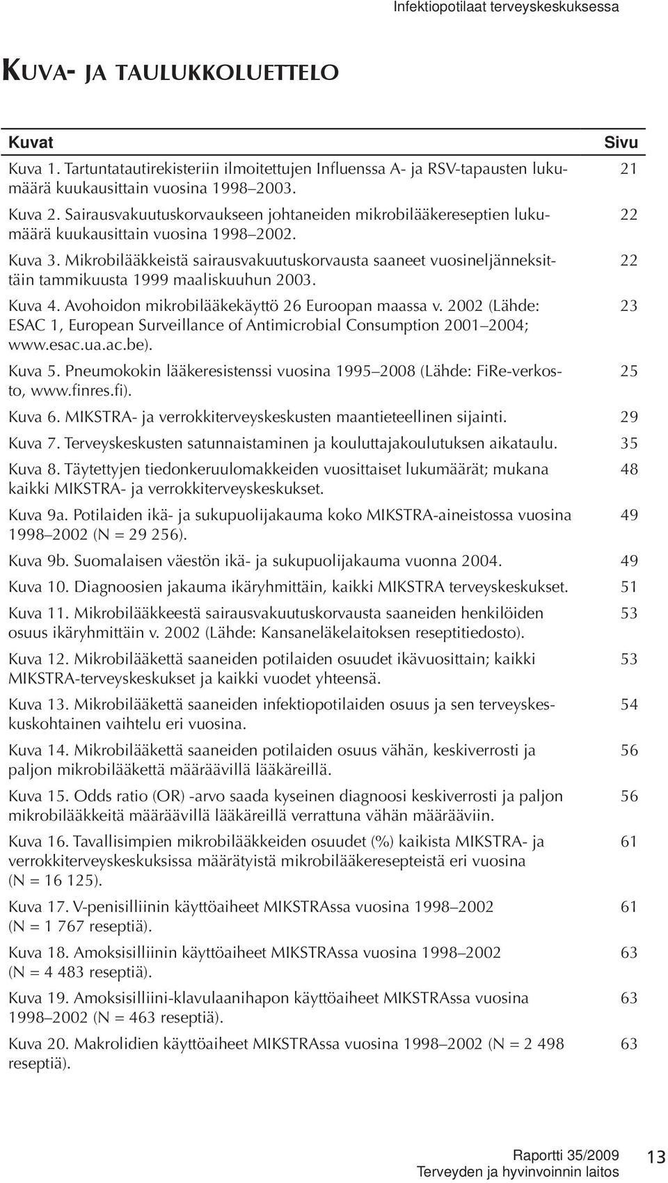 Mikrobilääkkeistä sairausvakuutuskorvausta saaneet vuosineljänneksittäin tammikuusta 1999 maaliskuuhun 2003. Kuva 4. Avohoidon mikrobilääkekäyttö 26 Euroopan maassa v.