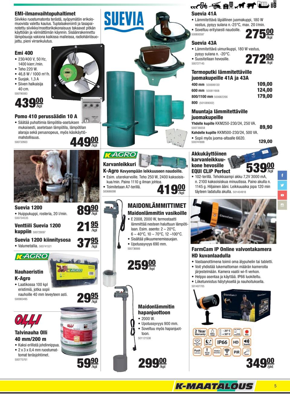 Sisäänrakennettu lämpösuoja vakiona kaikissa malleissa, radiohäiriösuojattu, pieni virrankulutus. Emi 400 230/400 V, 50 Hz, 1400 kierr./min. Teho 220 W. 46,8 W / 1000 m 3 /h. Suojak.