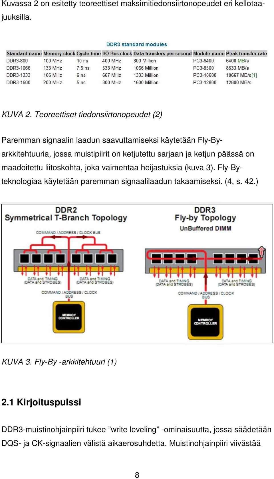 ja ketjun päässä on maadoitettu liitoskohta, joka vaimentaa heijastuksia (kuva 3). Fly-Byteknologiaa käytetään paremman signaalilaadun takaamiseksi.