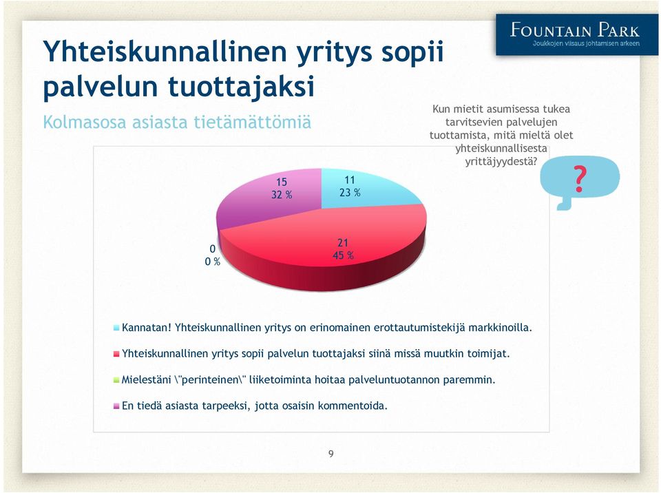 Yhteiskunnallinen yritys on erinomainen erottautumistekijä markkinoilla.