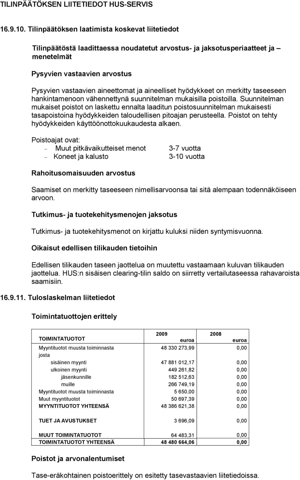 aineelliset hyödykkeet on merkitty taseeseen hankintamenoon vähennettynä suunnitelman mukaisilla poistoilla.