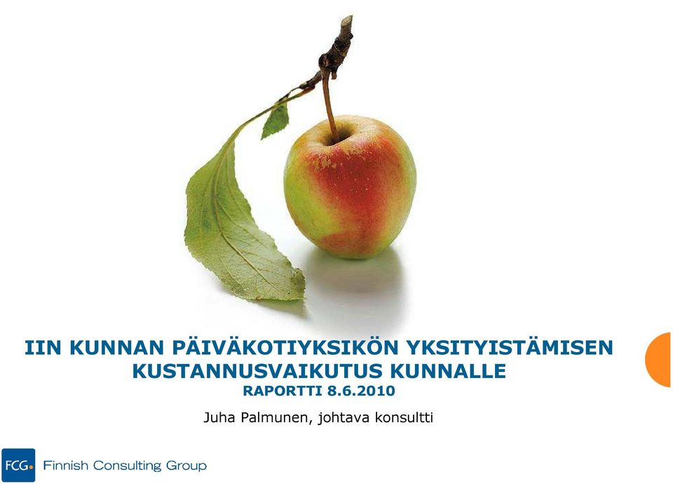 KUSTANNUSVAIKUTUS KUNNALLE