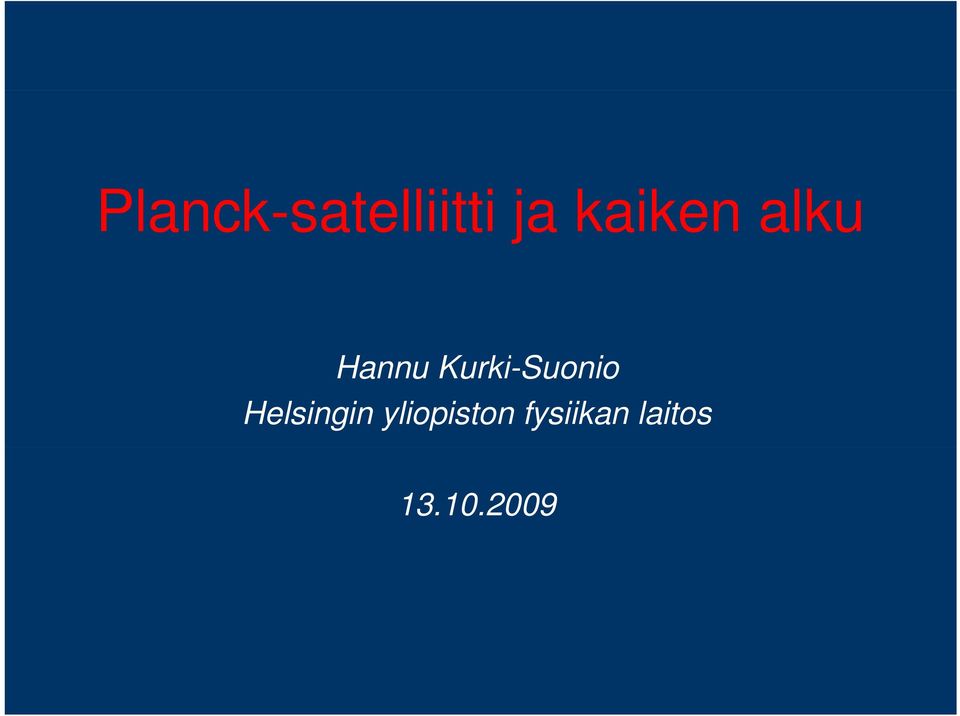 Kurki-Suonio i Helsingin