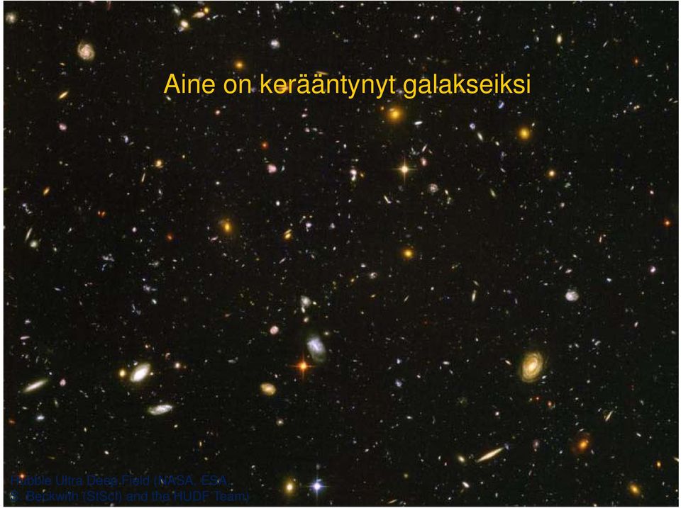 Beckwith (StScI) and the
