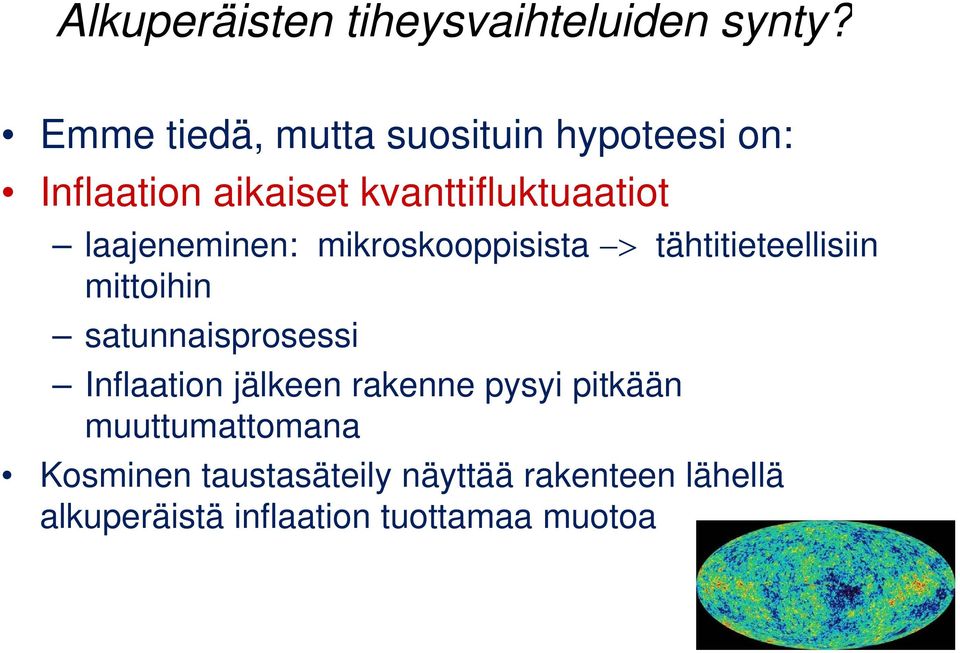 laajeneminen: mikroskooppisista tähtitieteellisiin mittoihin satunnaisprosessi