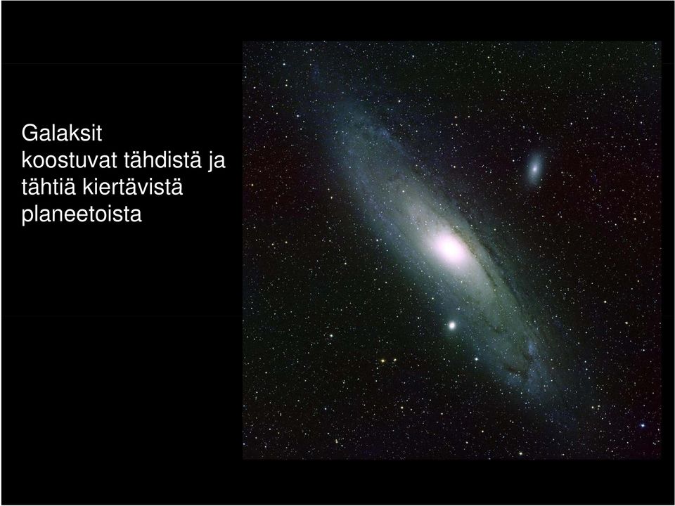 tähdistä ja