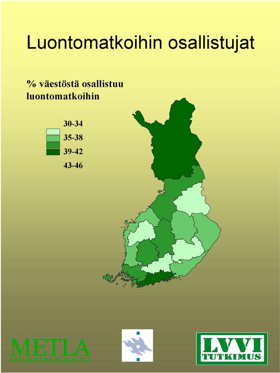 väestöstä osallistuu