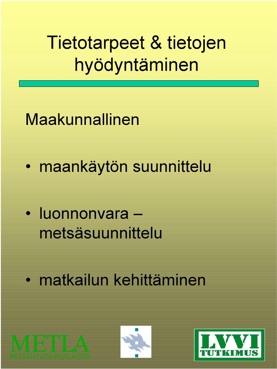 maankäytön suunnittelu