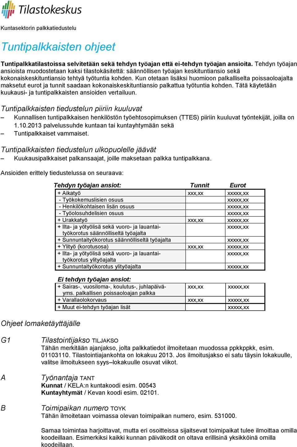 Kun otetaan lisäksi huomioon palkalliselta poissaoloajalta maksetut eurot ja tunnit saadaan kokonaiskeskituntiansio palkattua työtuntia kohden.