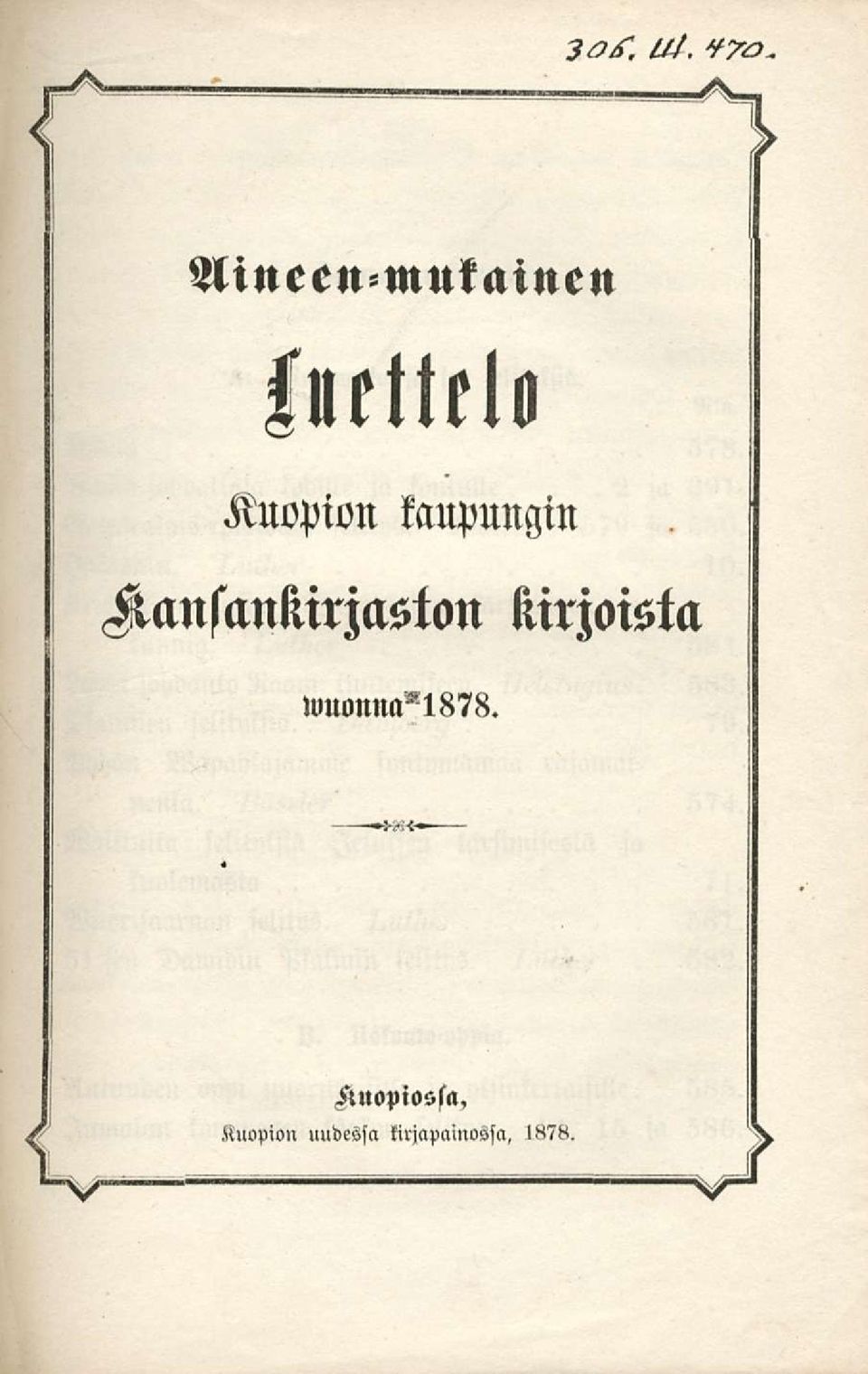 Kansankirjaston Kirjoista