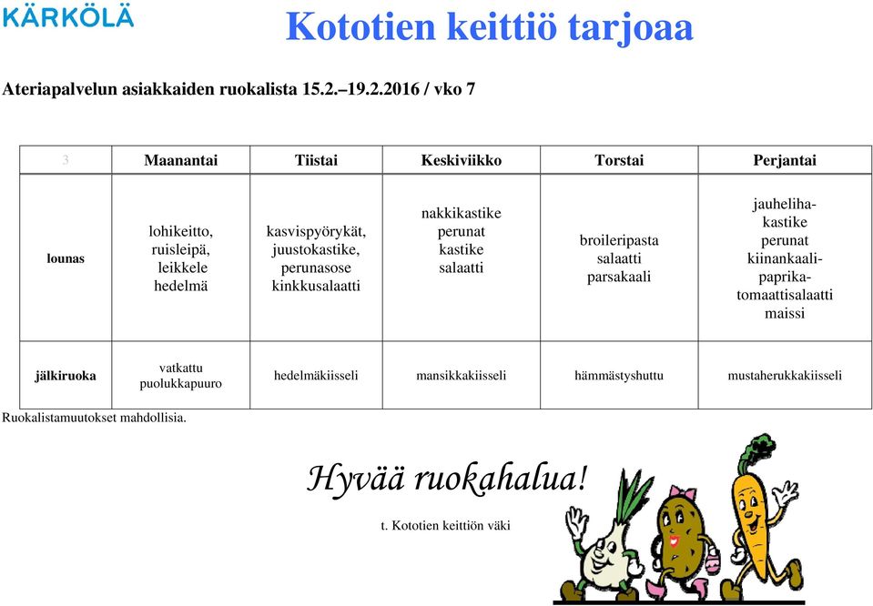 Torstai Perjantai juusto, kinkku nakki jauheliha