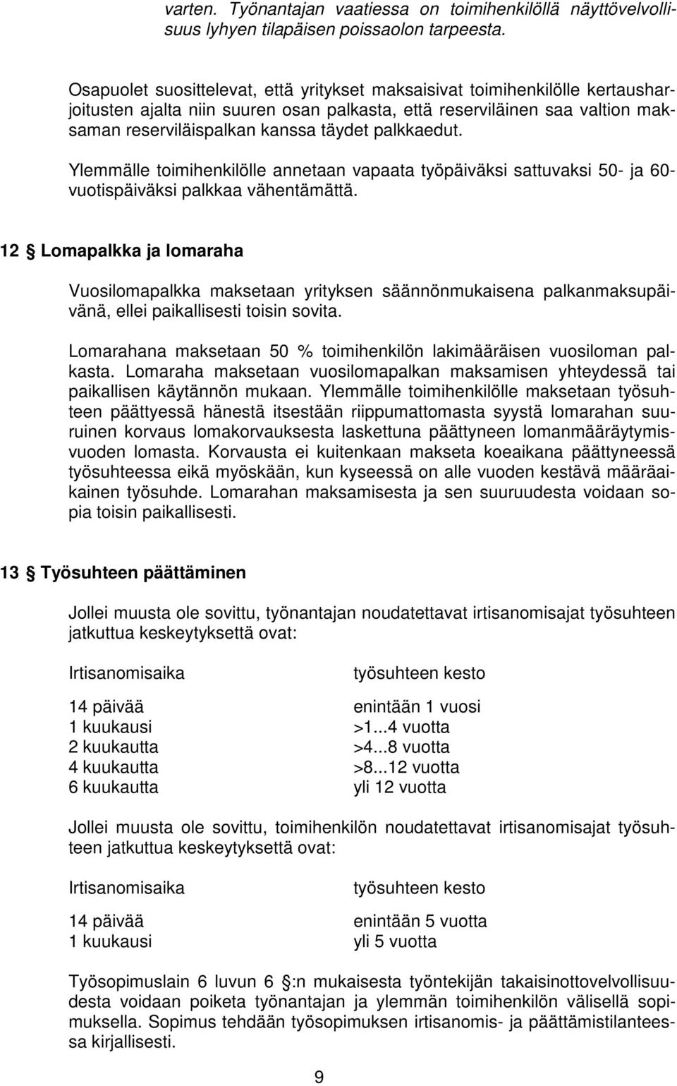 palkkaedut. Ylemmälle toimihenkilölle annetaan vapaata työpäiväksi sattuvaksi 50- ja 60- vuotispäiväksi palkkaa vähentämättä.