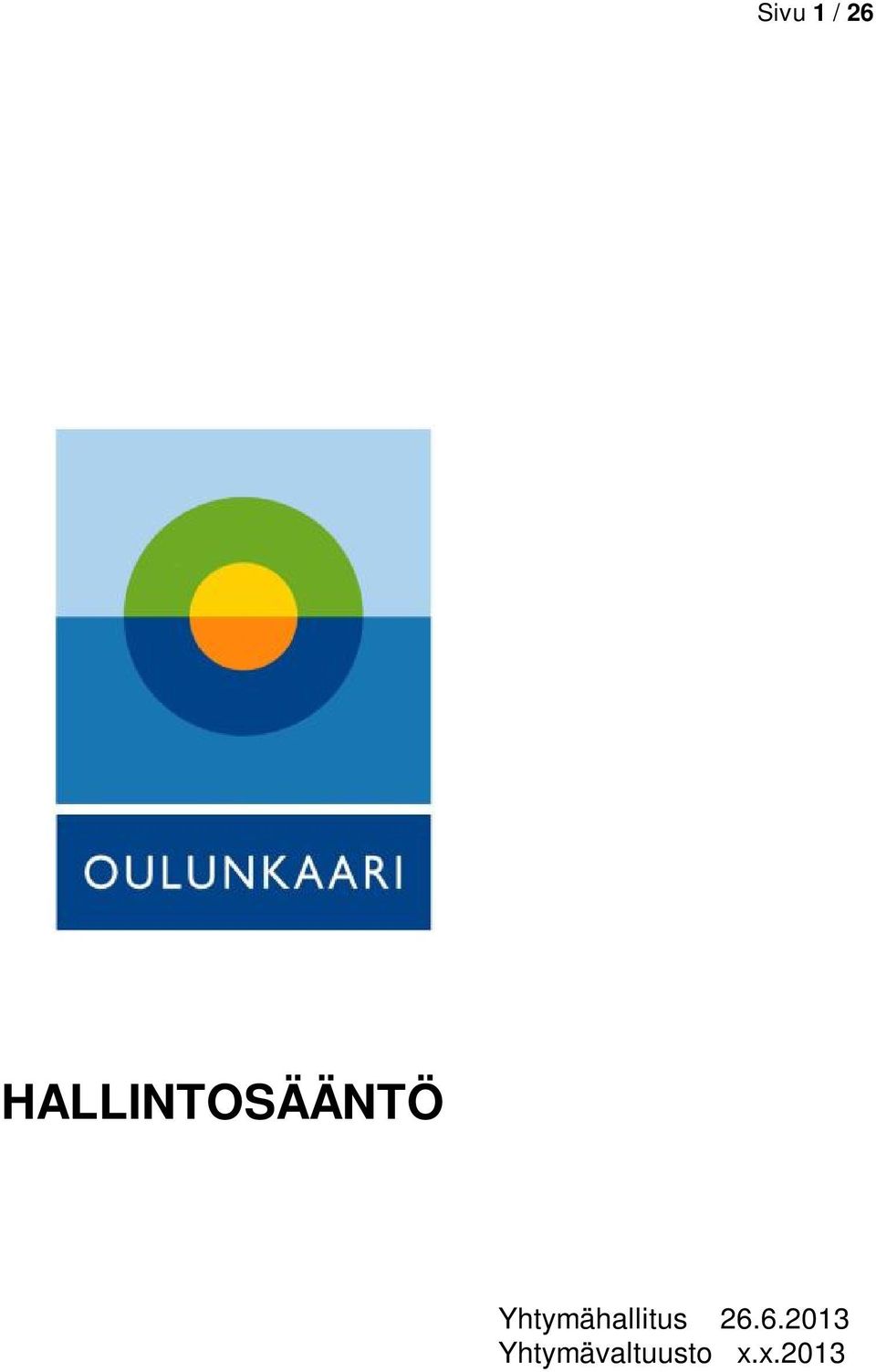 Yhtymähallitus 26.