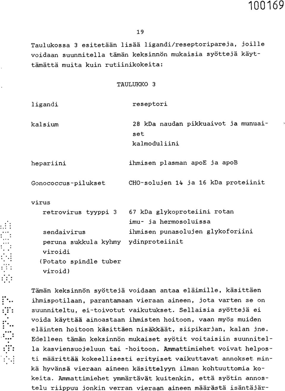 11 virus retrovirus tyyppi 3 67 kda glykoproteiini rotan imu- ja hermosoluissa sendaivirus ihmisen punasolujen glykoforiini peruna sukkula kyhmy ydinproteiinit viroidi (Potato spindle tuber viroid)