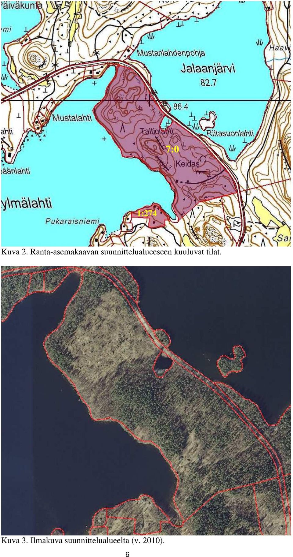 suunnittelualueeseen kuuluvat