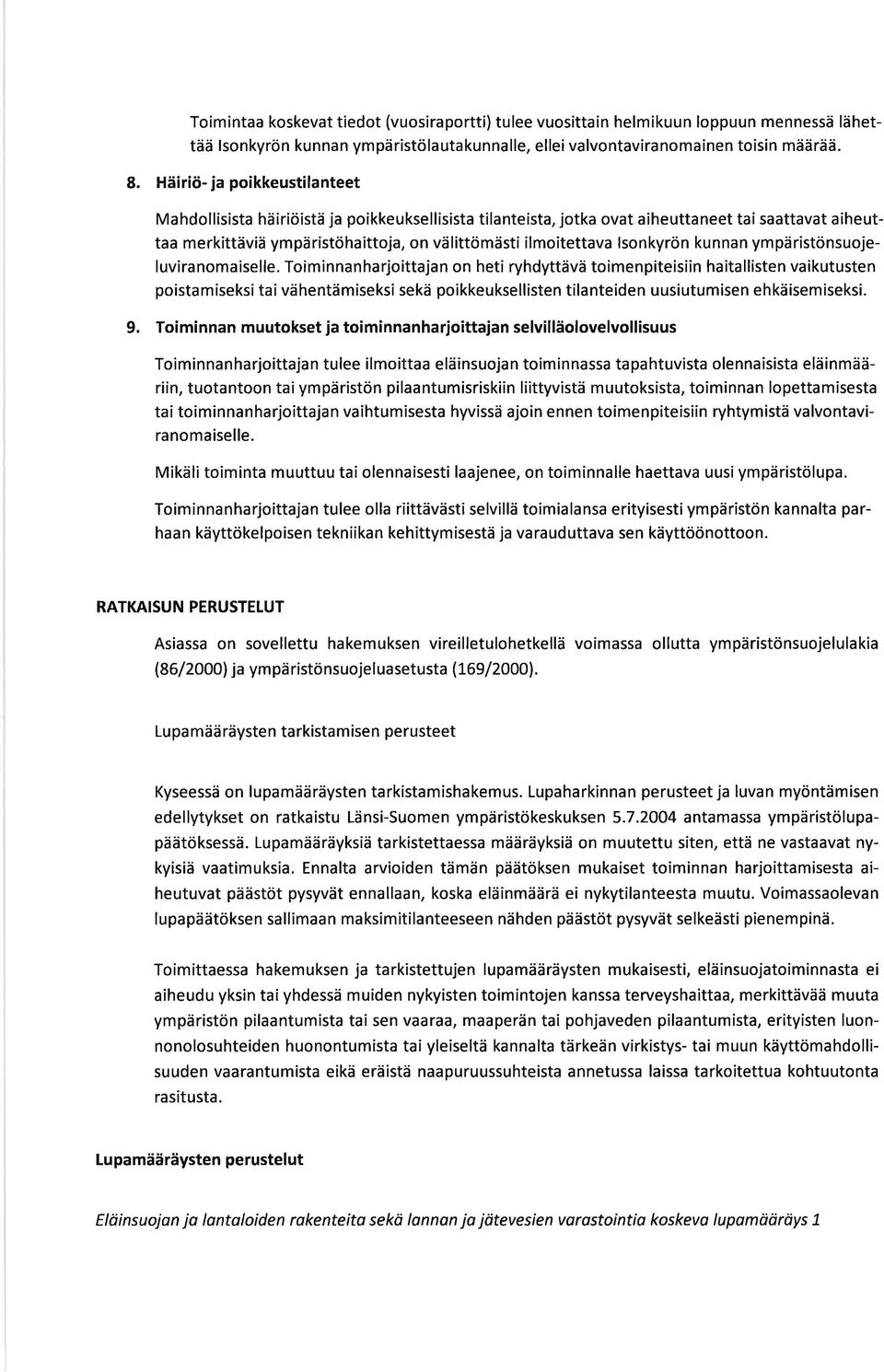 lsonkyrön kunnan ympäristönsuojeluviranomaiselle.