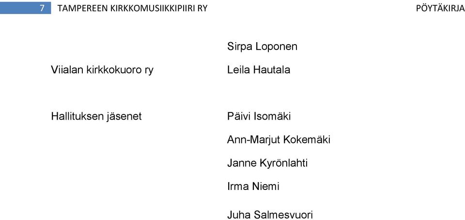 Päivi Isomäki Ann-Marjut Kokemäki