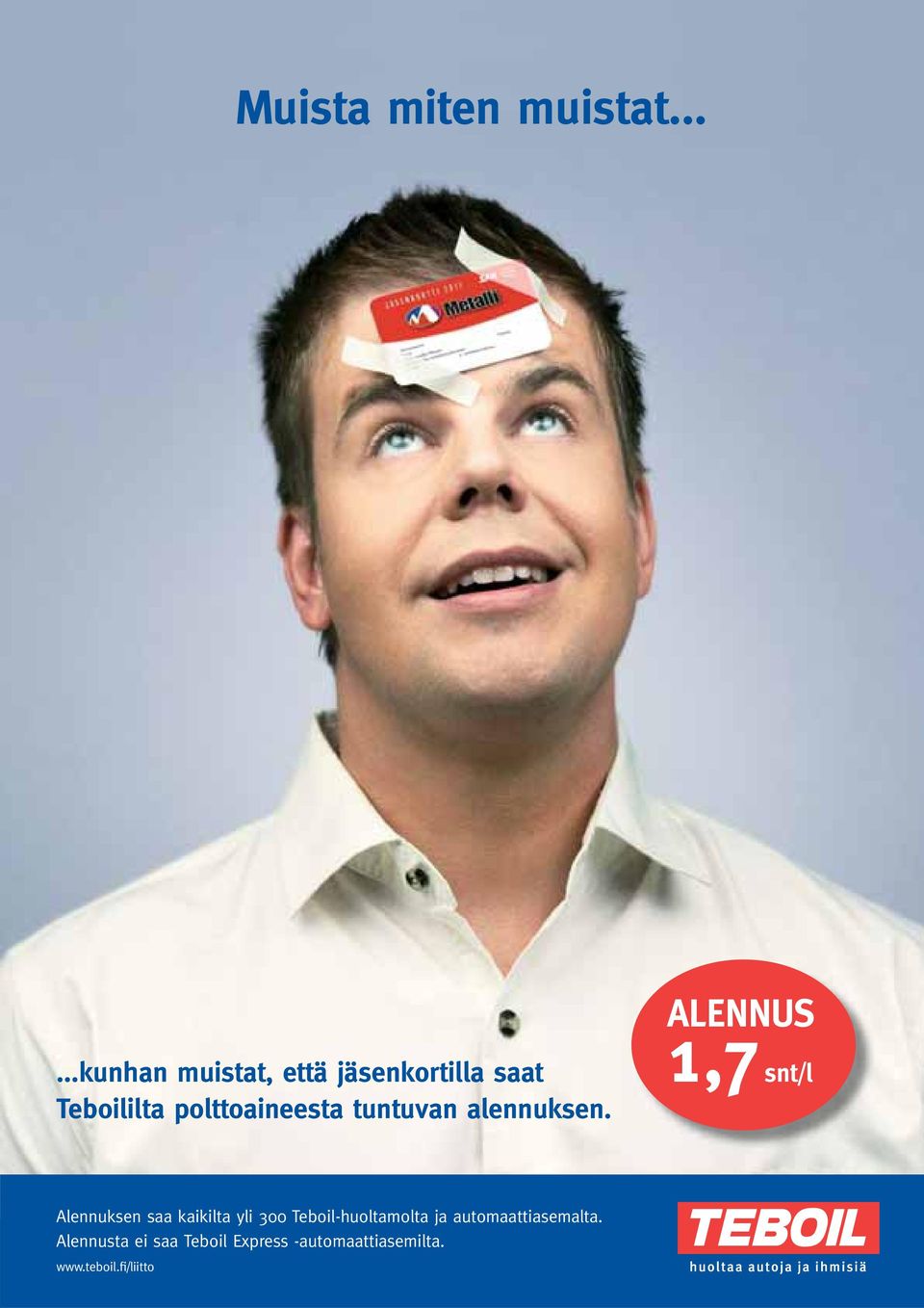 tuntuvan alennuksen.