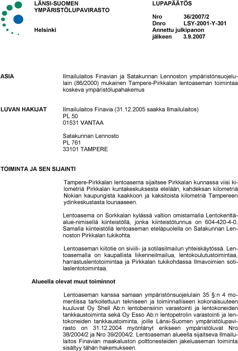 Finavia (31.12.