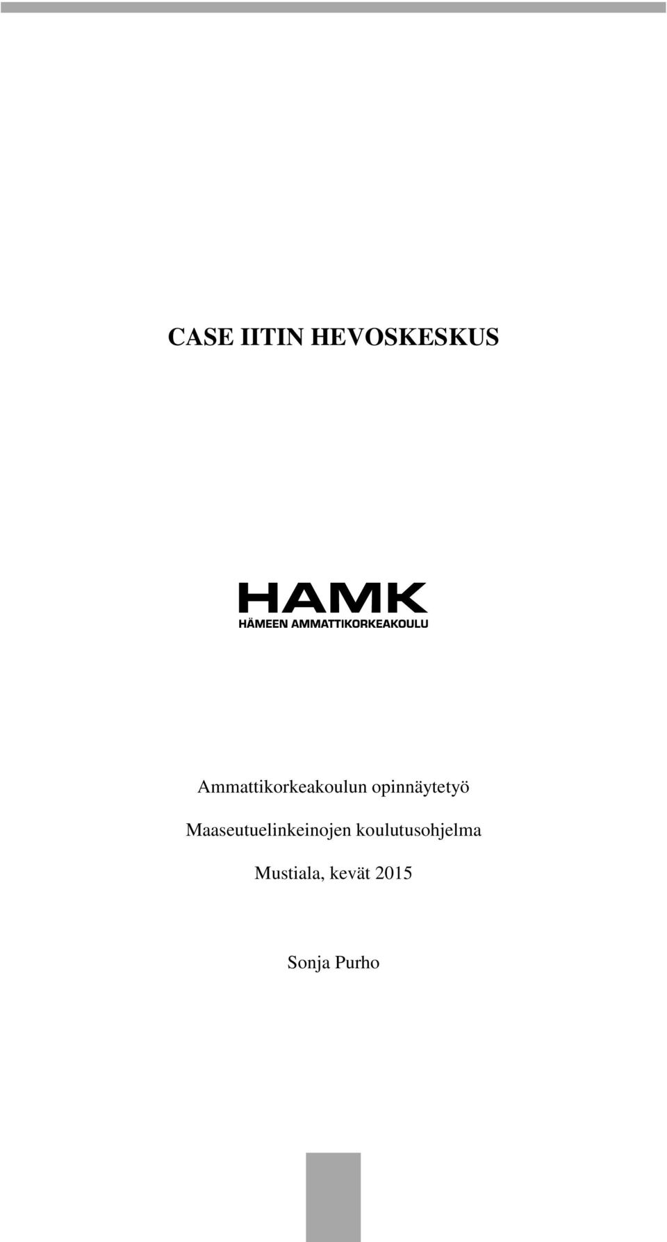 opinnäytetyö