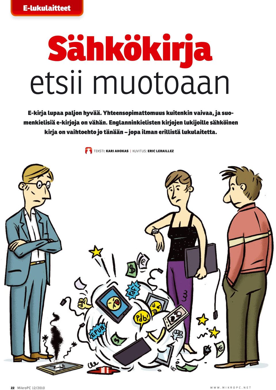 Englanninkielisten kirjojen lukijoille sähköinen kirja on vaihtoehto jo tänään