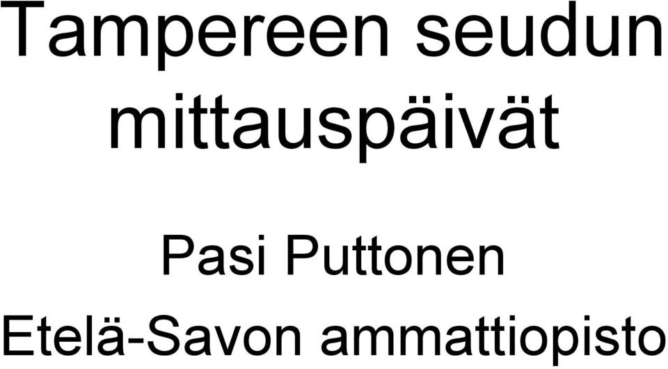 Pasi Puttonen