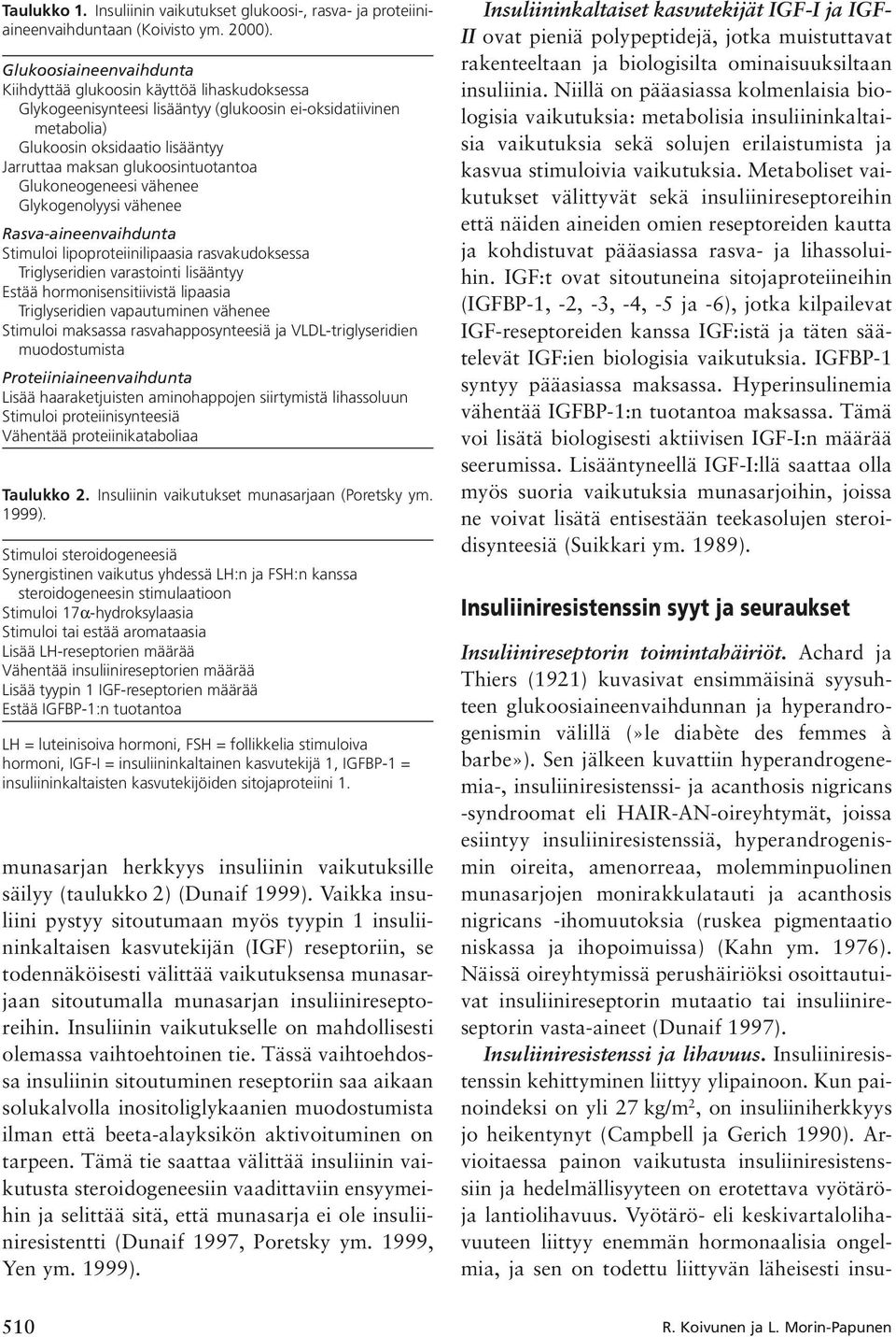 glukoosintuotantoa Glukoneogeneesi vähenee Glykogenolyysi vähenee Rasva-aineenvaihdunta Stimuloi lipoproteiinilipaasia rasvakudoksessa Triglyseridien varastointi lisääntyy Estää hormonisensitiivistä