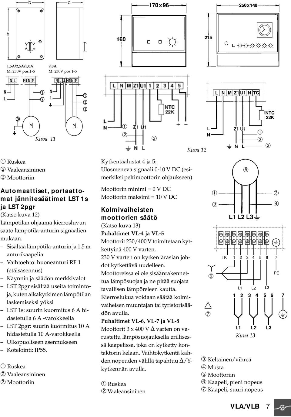 lämpötila-anturin signaalien mukaan.