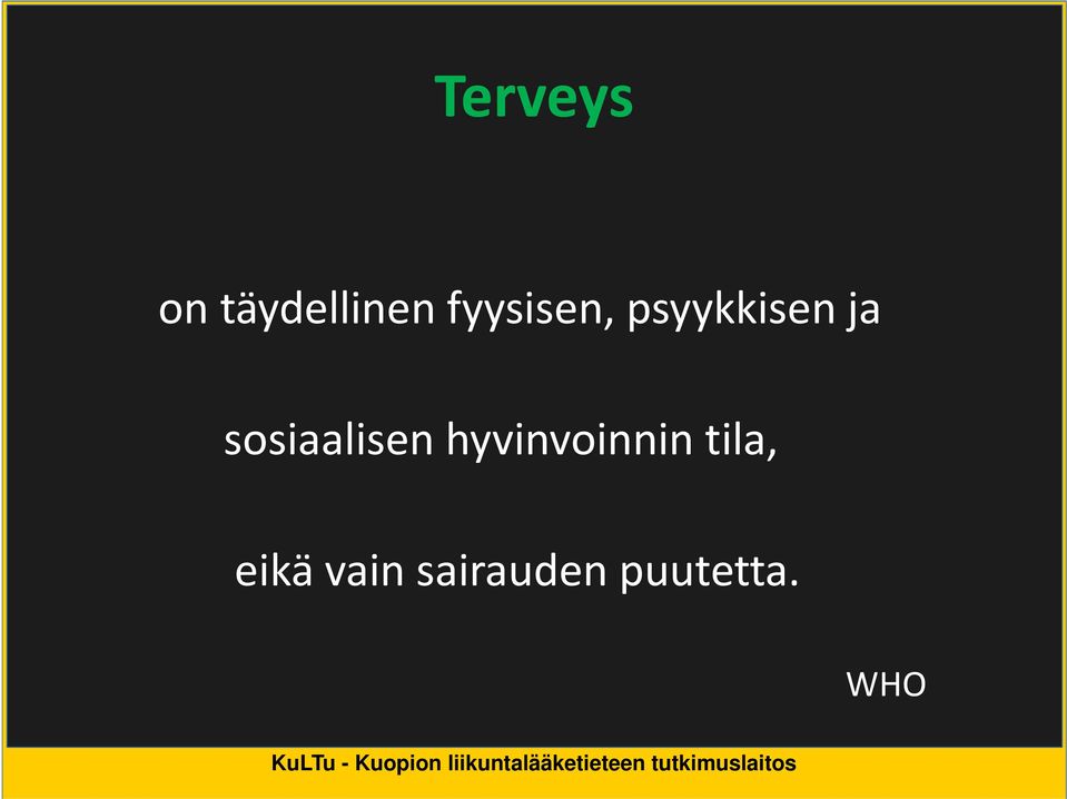 sosiaalisen hyvinvoinnin