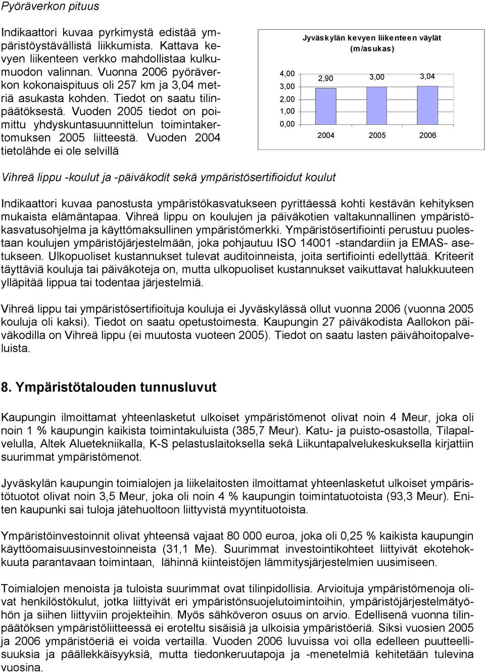 Vuoden 2005 tiedot on poimittu yhdyskuntasuunnittelun toimintakertomuksen 2005 liitteestä.