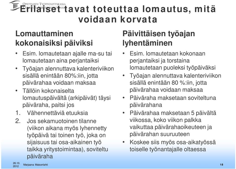 (arkipäivät) täysi päiväraha, paitsi jos 1. Vähennettäviä etuuksia 2.