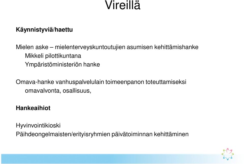 vanhuspalvelulain toimeenpanon toteuttamiseksi omavalvonta, osallisuus,