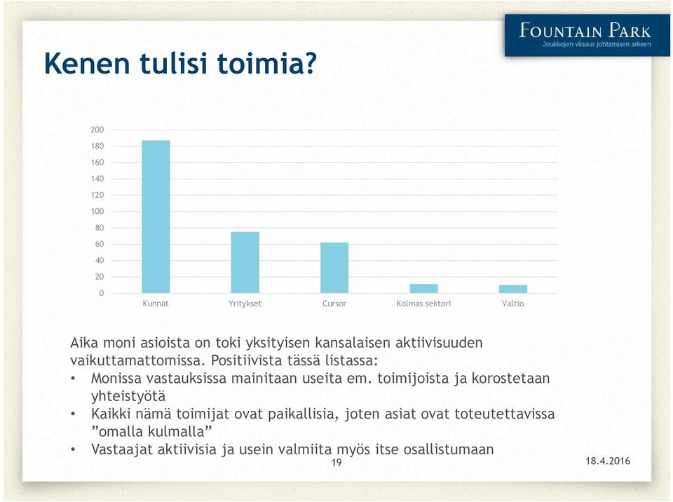 yksityisen kansalaisen aktiivisuuden vaikuttamattomissa.