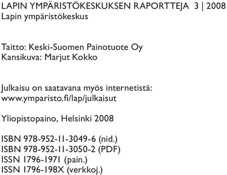 internetistä: www.ymparisto.