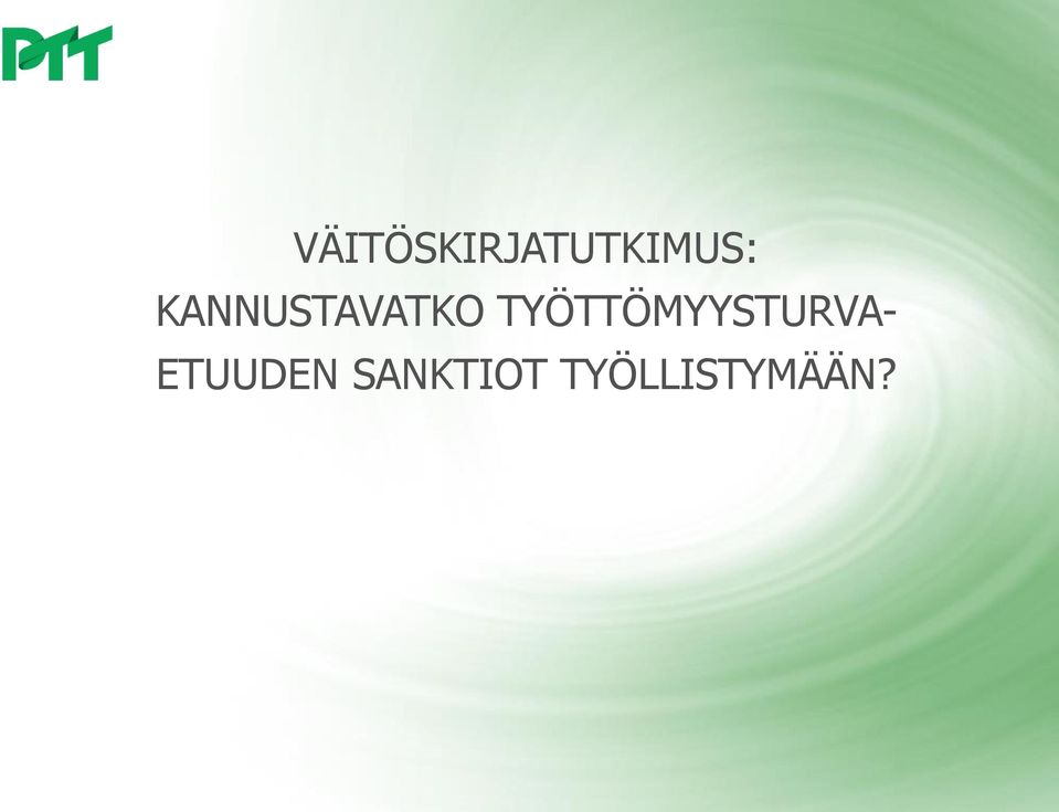 TYÖTTÖMYYSTURVA-