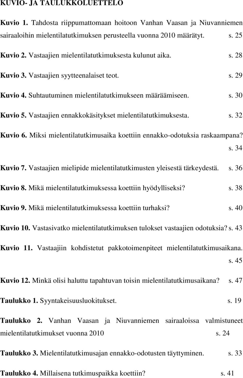 Vastaajien ennakkokäsitykset mielentilatutkimuksesta. s. 32 Kuvio 6. Miksi mielentilatutkimusaika koettiin ennakko-odotuksia raskaampana? s. 34 Kuvio 7.