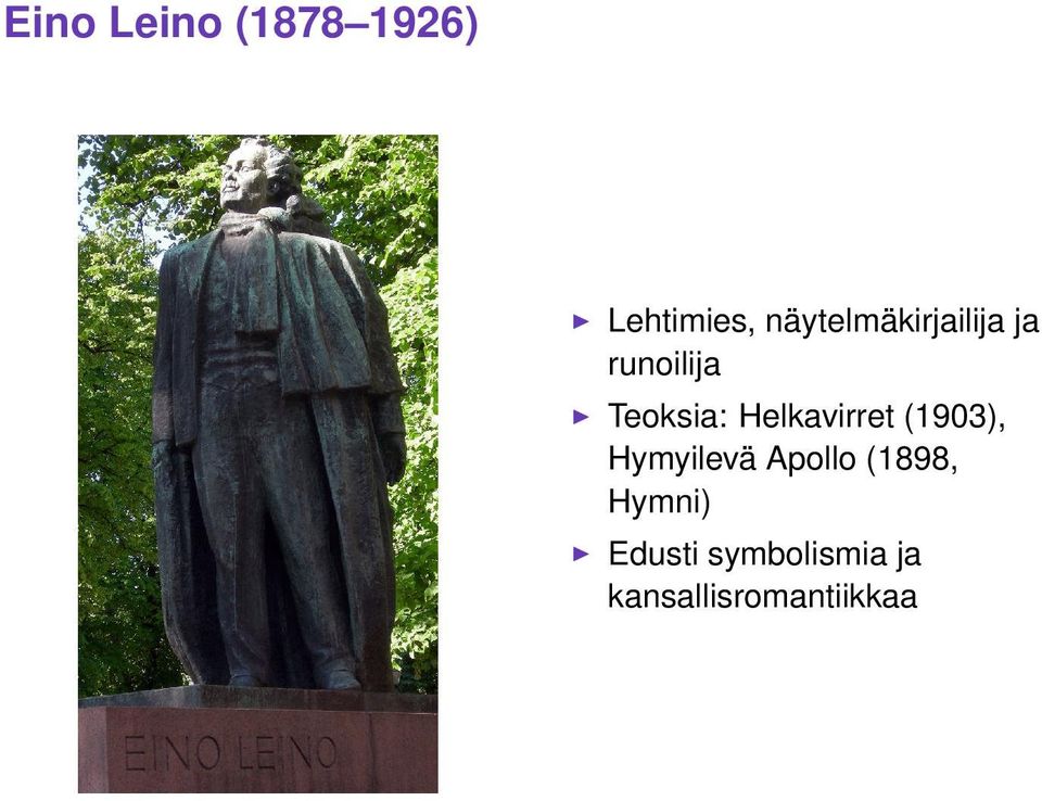 Helkavirret (1903), Hymyilevä Apollo