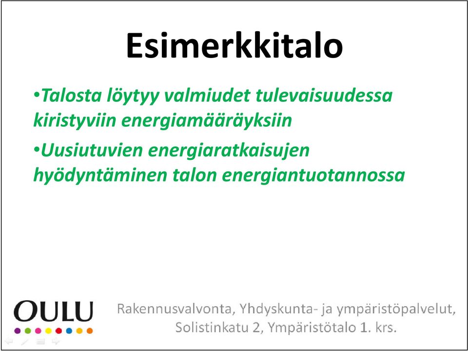 energiamääräyksiin Uusiutuvien