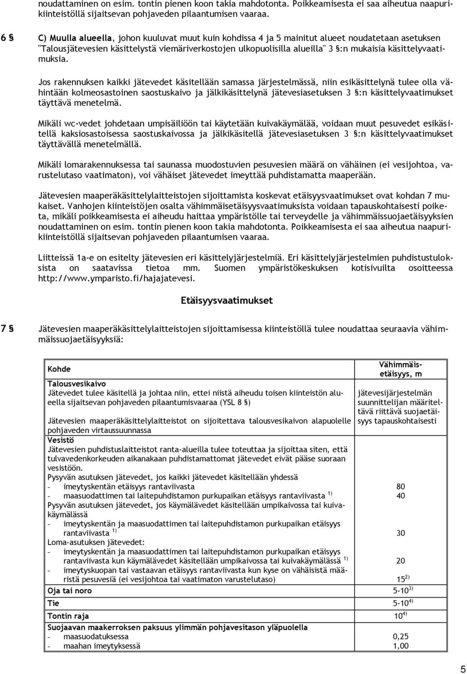 käsittelyvaatimuksia.